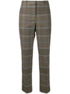 Givenchy Check Straight-leg Trousers - Brown