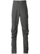 Lost & Found Ria Dunn - Pleat Seam Trousers - Men - Hemp/cotton - S, Grey, Hemp/cotton