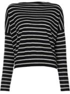 Vince Striped Sweater, Women's, Size: Xs, Blue, Cashmere