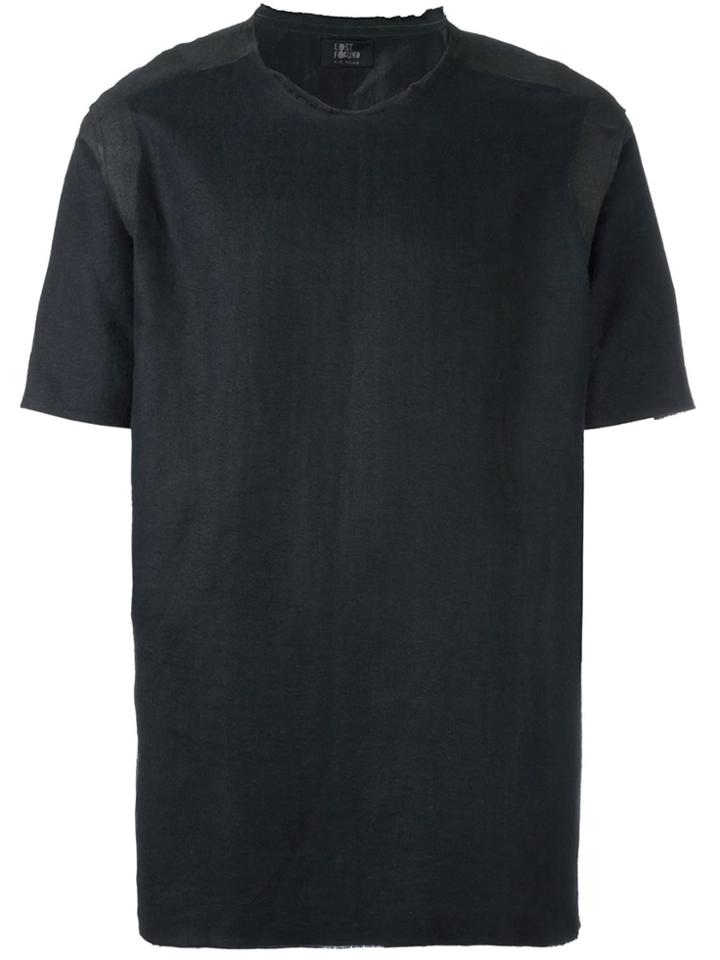 Lost & Found Ria Dunn Raw Edge T-shirt - Black