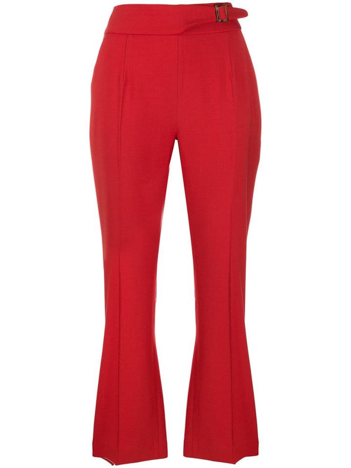 Ermanno Scervino High-waisted Belted Trousers - Red