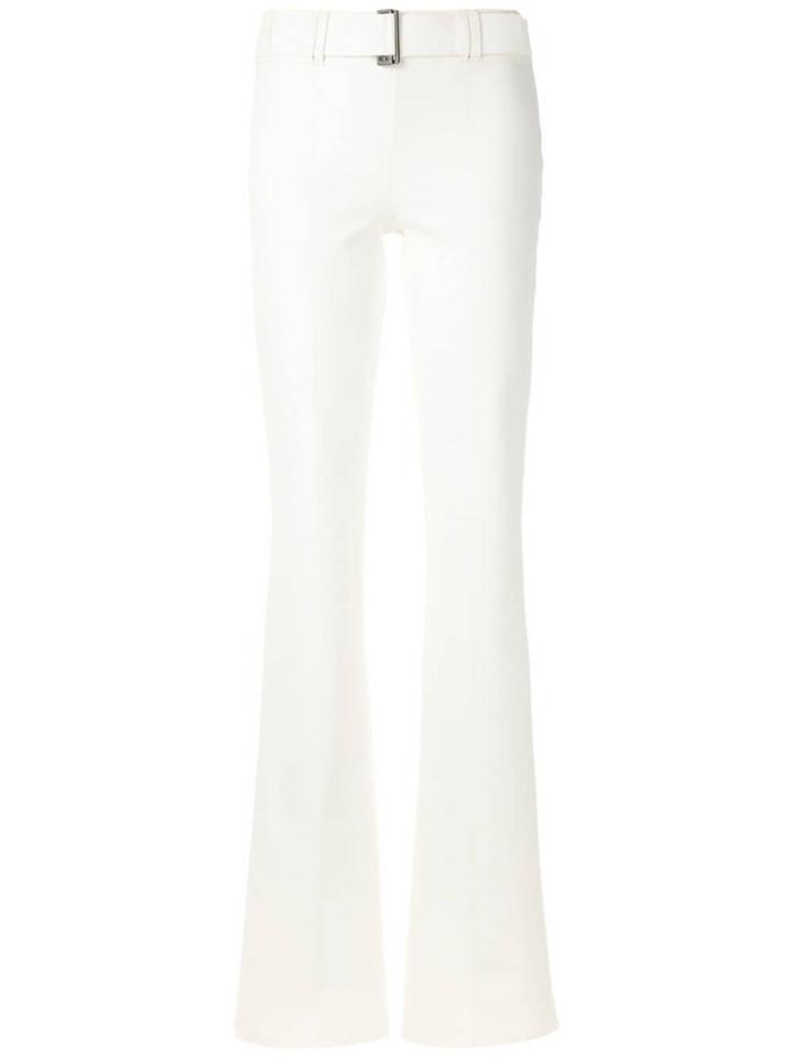 Gloria Coelho Flared Trousers - White