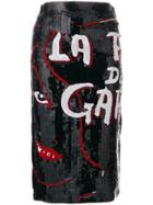 Olympia Le-tan La Pire Des Garces Skirt - Black