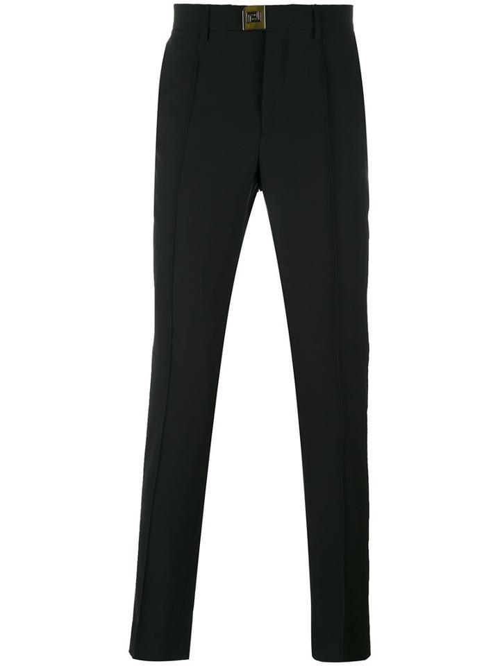 Versus Tailored Trousers, Men's, Size: 50, Black, Viscose/wool/cotton