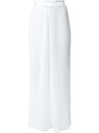 Manning Cartell Ribbed Palazzo Pants, Women's, Size: 8, White, Polyester