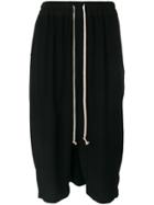 Rick Owens Drop Crotch Trousers - Black