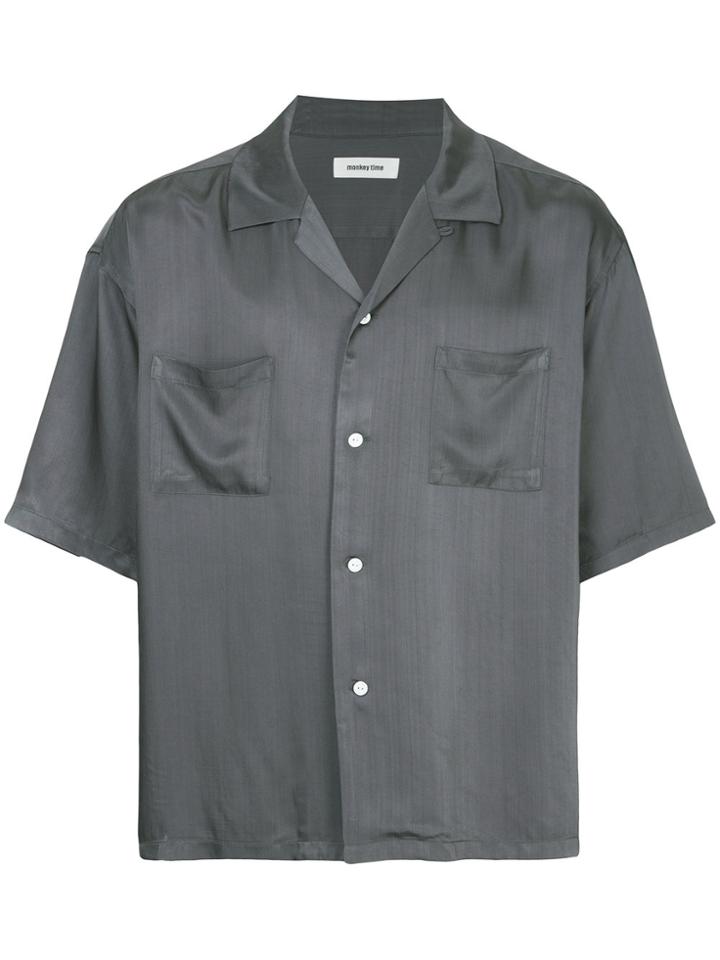 Monkey Time Short Sleeve Shirt - Grey
