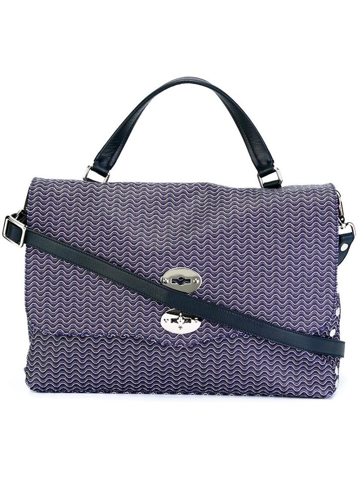 Zanellato Large Shoulder Bag, Women's, Blue