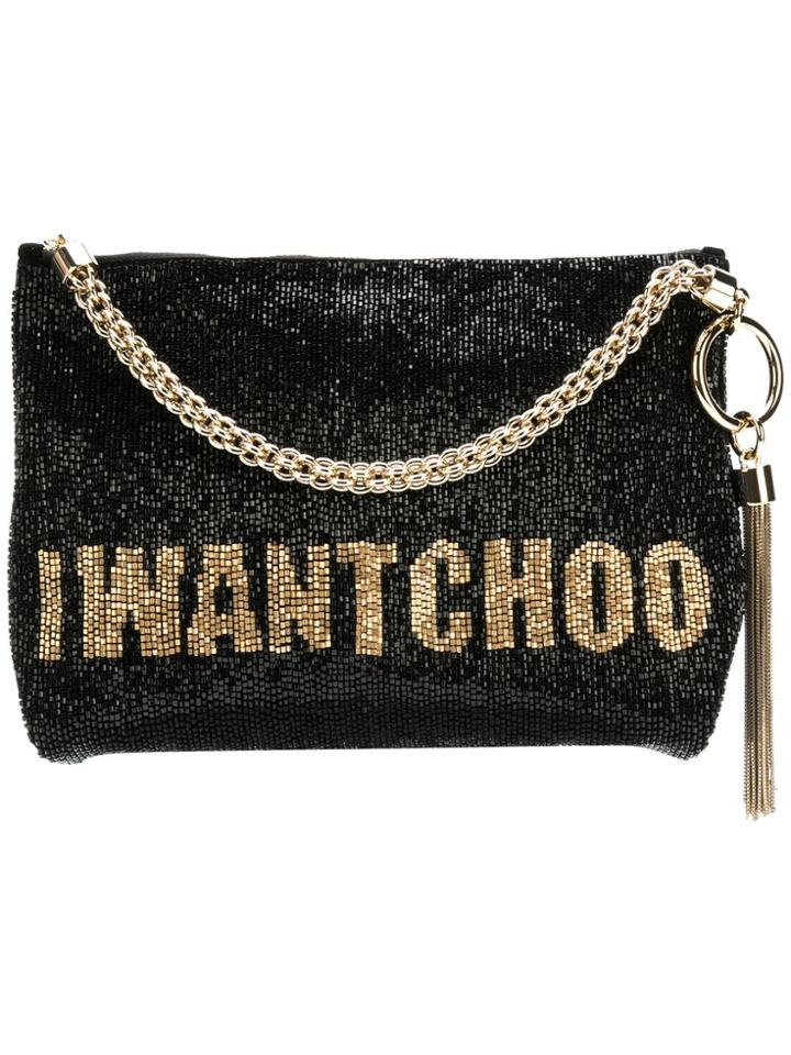 Jimmy Choo Callie Clutch Bag - Black