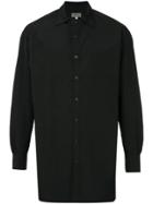 Yohji Yamamoto Button Down Shirt - Black