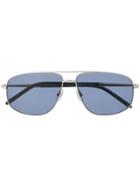 Montblanc Aviator Frame Sunglasses - Silver
