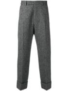 Thom Browne Solid Tweed Trouser - Grey