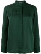 Sandro Paris Round Neck Blouse - Green