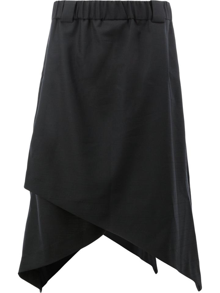 Moohong Long-layered Shorts - Black