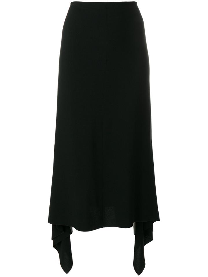 Joseph High Rise Pointy Skirt - Black