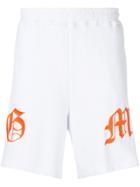 Omc Embroidered Track Shorts - White