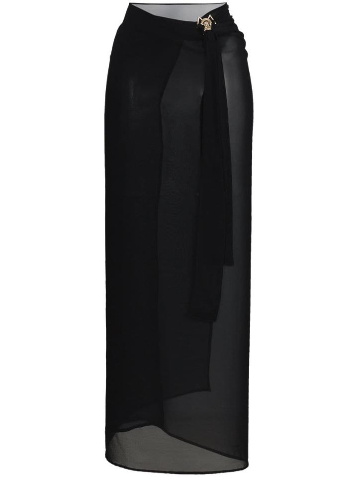 Versace Black Beach Skirt