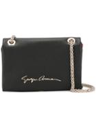 Giorgio Armani Logo Print Cross Body Bag, Women's, Black