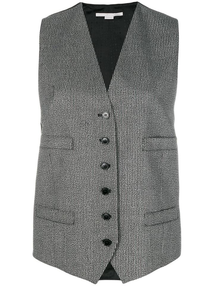 Stella Mccartney Buttoned Up Vest - Grey