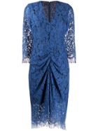 Pinko Lace Midi Dress - Blue