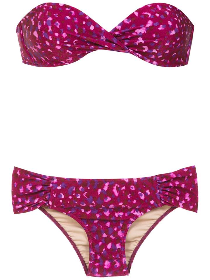 Adriana Degreas Pomegranate Bikini Set - Pink