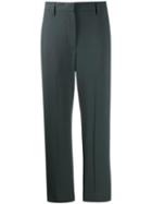 Brunello Cucinelli Cropped Tapered Trousers - Green