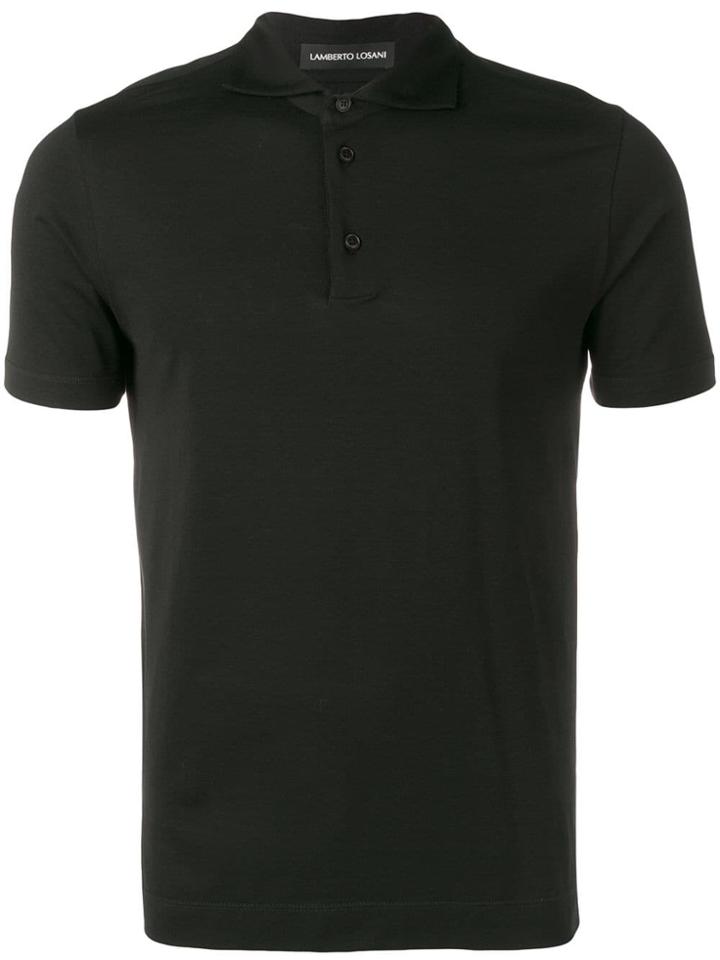 Lamberto Losani Regular Polo Shirt - Black