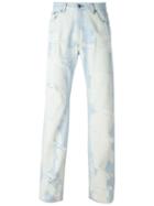 Walter Van Beirendonck Vintage Bleached Distressed Jeans