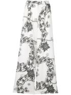 Just Cavalli Chain Reaction Flared Trousers - Black
