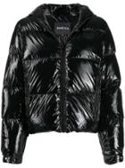 Duvetica Bellatrix Short Puffer Jacket - Black