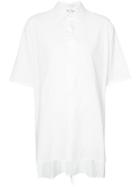 Yohji Yamamoto - Side Slit Shirt - Women - Cotton - 1, White, Cotton