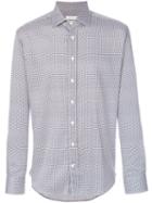 Etro - Geometric Print Shirt - Men - Cotton - 41, Blue, Cotton