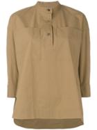 Lareida - 'remy' Shirt - Women - Cotton/spandex/elastane - 36, Nude/neutrals, Cotton/spandex/elastane