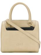 Armani Jeans Chain Detail Tote Bag - Nude & Neutrals
