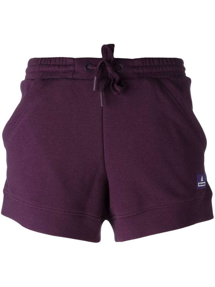 Adidas By Stella Mccartney Track Shorts, Women's, Size: Medium, Pink/purple, Cotton/polyester