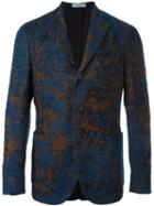 Boglioli Patch Pocket Blazer, Men's, Size: 52, Blue, Polyamide/polyester/acetate/wool