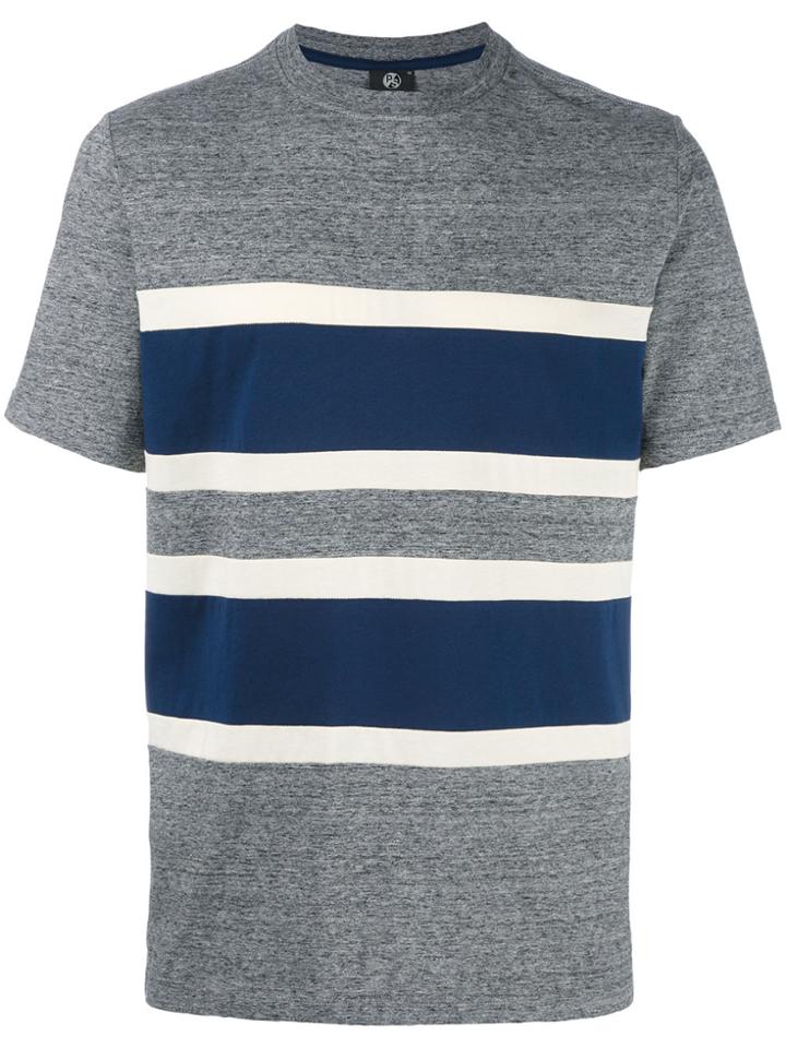 Ps By Paul Smith Colour Block T-shirt - Grey
