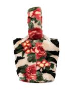 Shrimps Eva Tiger Rose Clutch Bag - Multicolour