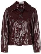 Palmer / Harding Blended Patent Jacket - Red