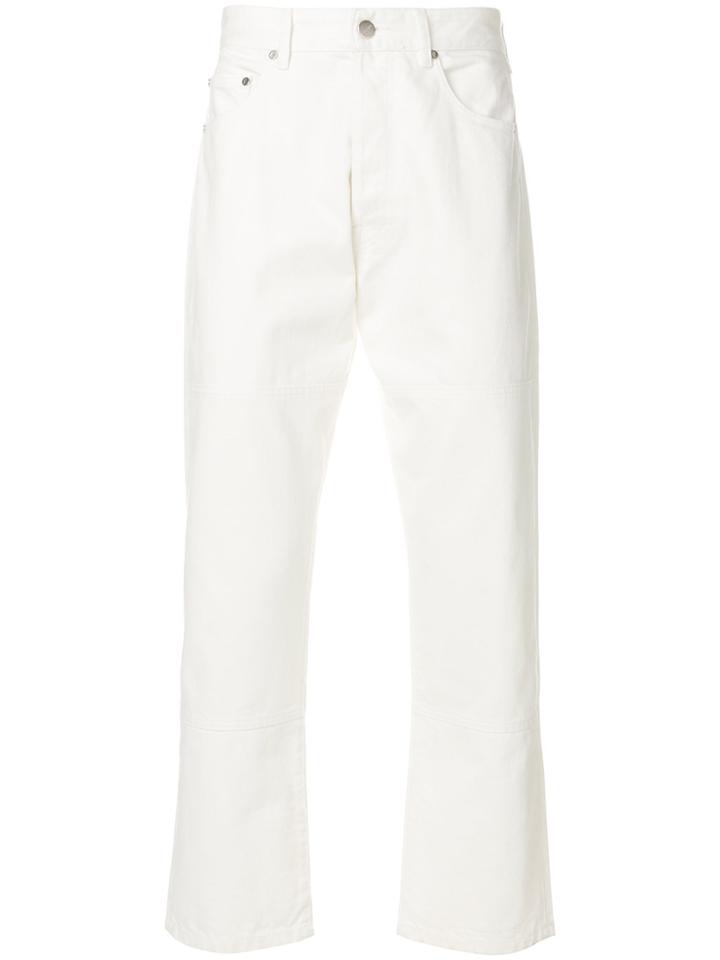 Études Corner Straight-leg Jeans - White