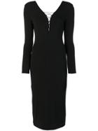 Alexander Wang Lace-up Dress - Black