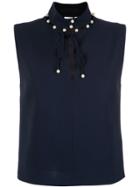 Nk Embellished Blouse - Blue