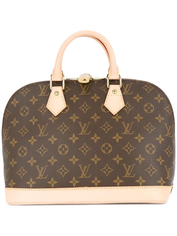 Louis Vuitton Vintage Alma Monogram Handbag - Brown