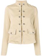 Ermanno Ermanno Button-embellished Jacket - Neutrals