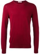 Paolo Pecora - Crew Neck Jumper - Men - Silk/cotton - M, Pink/purple, Silk/cotton