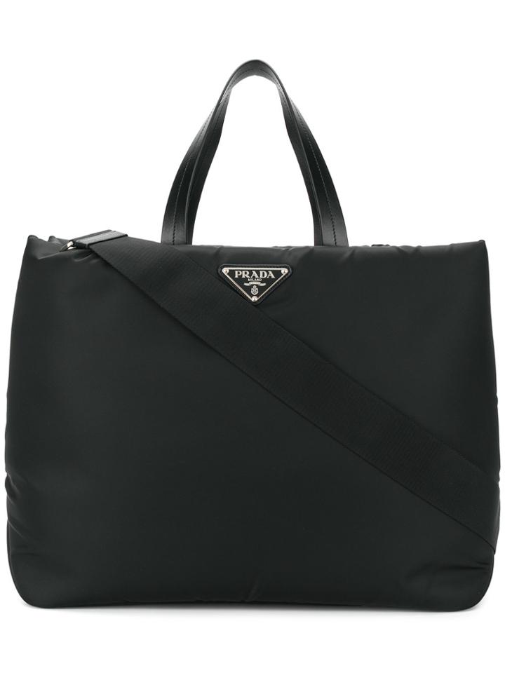 Prada Medium Shopper Bag - Black