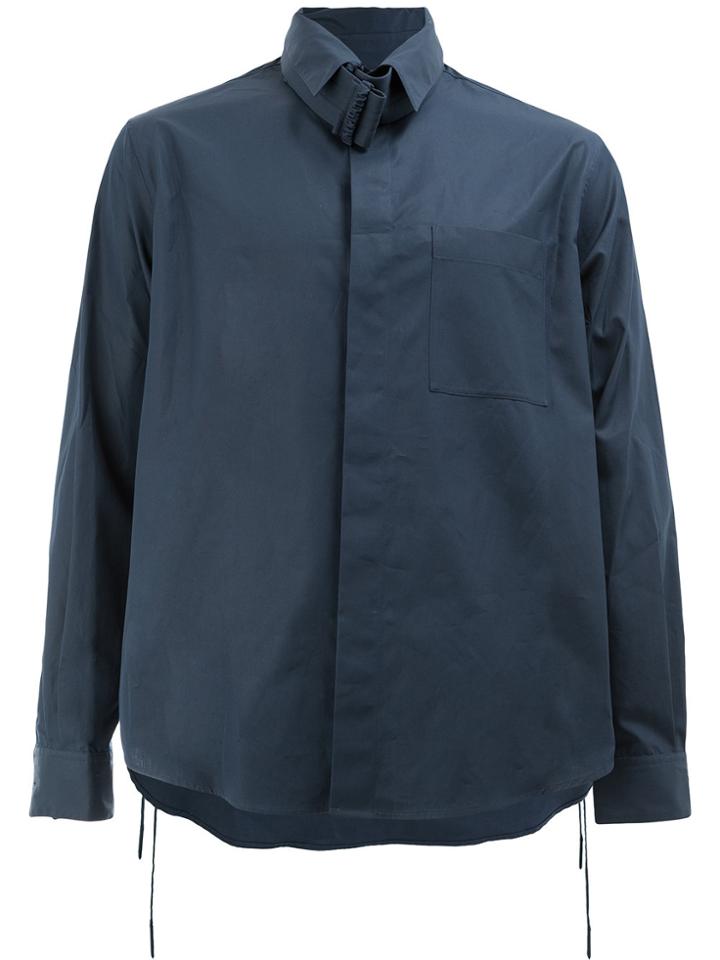 Craig Green Banded Collar Shirt - Blue