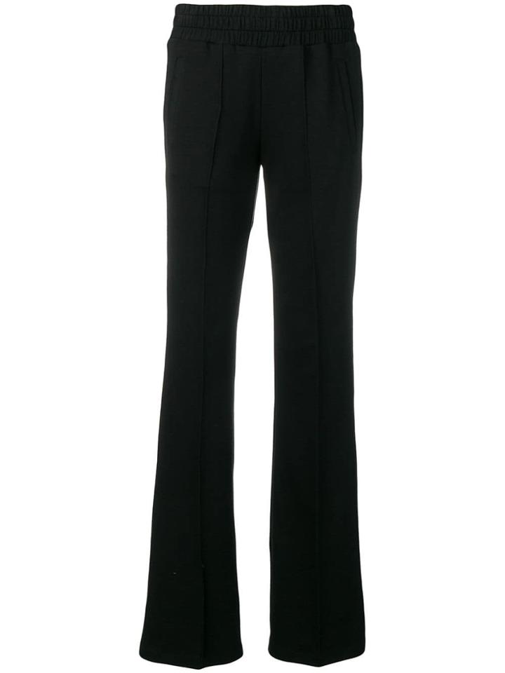 Federica Tosi Flared Track Pants - Black