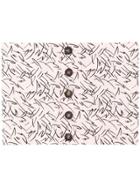 Plan C Printed Buttoned Waistband - Pink
