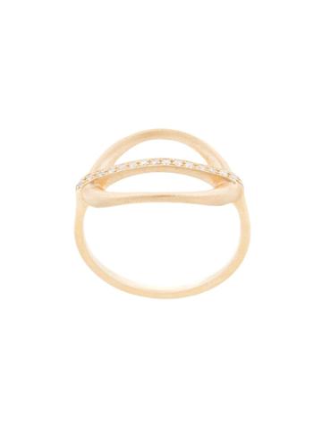 Jennie Kwon Cut-out Embellished Ring - Gold